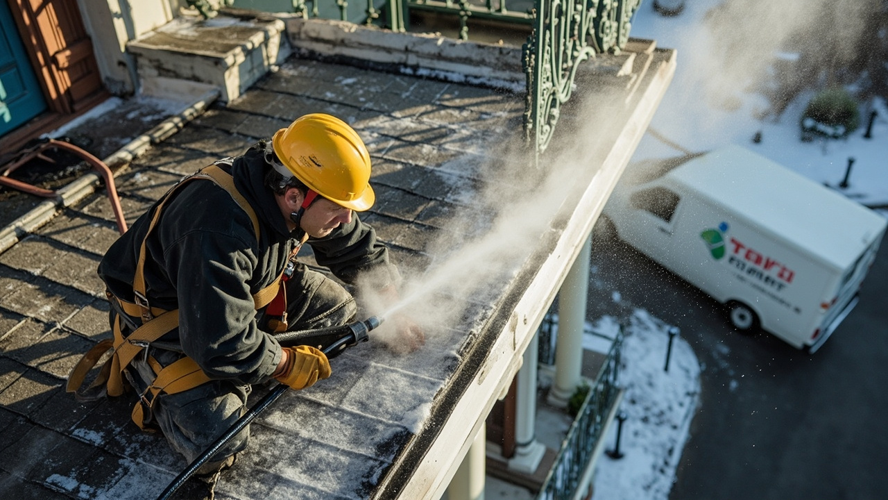 How Professional Ice Dam Steaming Protects Your Roof Without Causing Secondary Damage