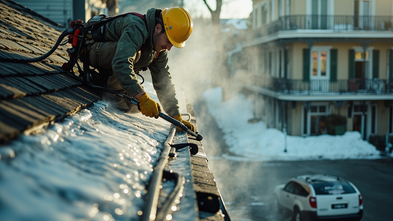 Ice Dam Removal Services in New Orleans – 24/7 Emergency Response When Your Roof Can't Wait