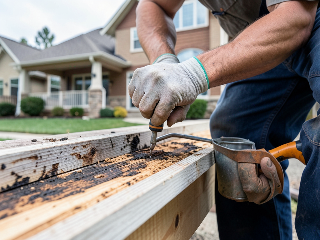 Hidden wood rot in your broadmoor roof decking and