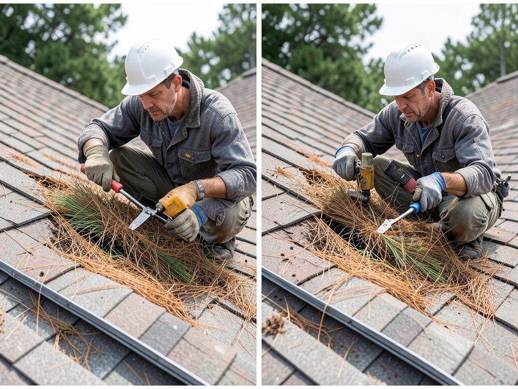 Stop pine needles from rotting your mandeville roo