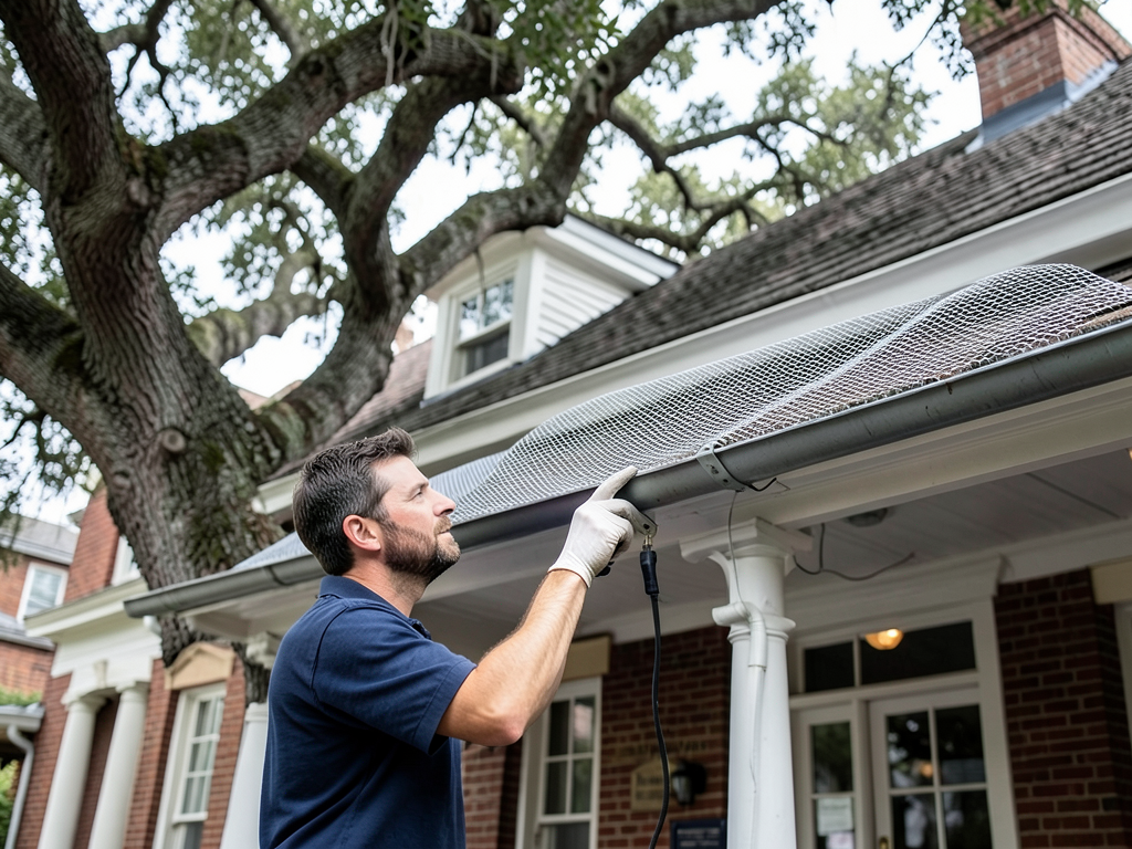 The truth about gutter guards for homes under larg