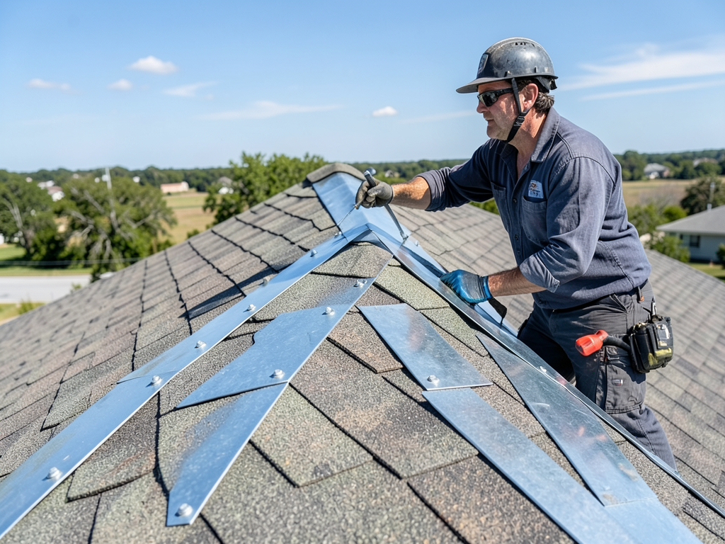Using Zinc and Copper Strips to Naturally Kill Algae on Shaded Covington Roofs